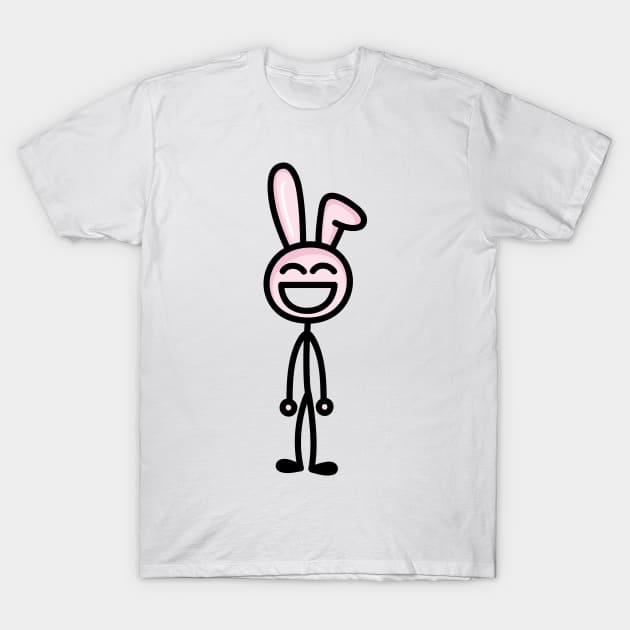 Bunny guy T-Shirt by hoddynoddy